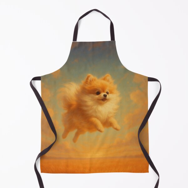 Item preview, Surreal Pomeranian Flying Fantasy Dream Poster designed and sold by Flying Doggo.