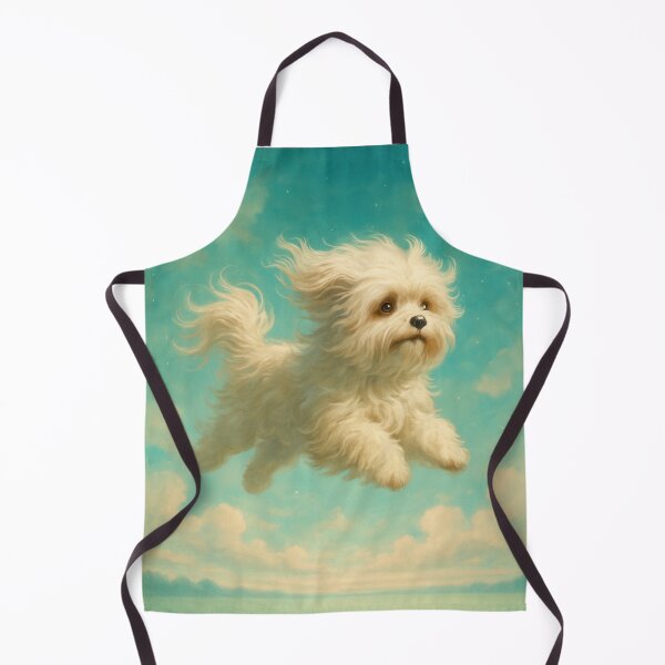 Item preview, Surreal Havanese Flying Fantasy Dream Poster designed and sold by Flying Doggo.
