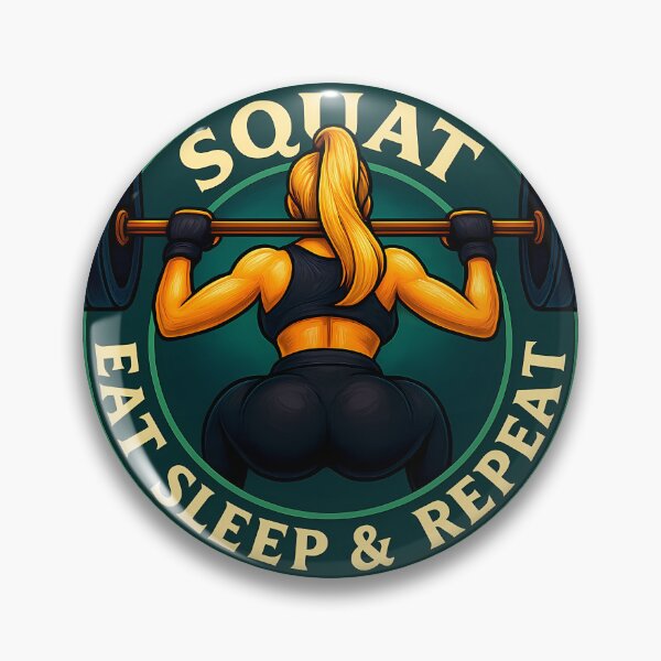 Item preview, Squat, Eat, Sleep & Repeat. designed and sold by Sawset.