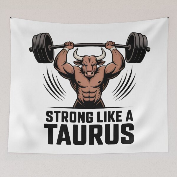 Item preview, Strong as a bull. designed and sold by MyHappyArtShop.