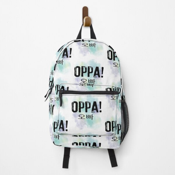 Item preview, Oppa - Korean - male person older than oneself - kpop green background designed and sold by LiskoDesign.