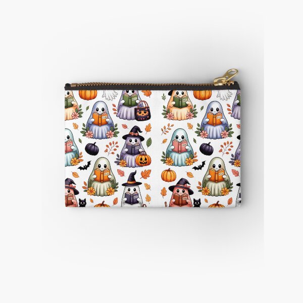 Item preview, Reading Ghost – Cute Cozy Fall Book Lover Pattern designed and sold by Taans-Creation.
