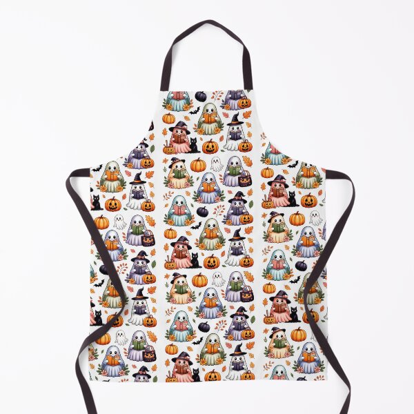 Item preview, Reading Ghost – Cute Cozy Fall Book Lover Pattern designed and sold by Taans-Creation.