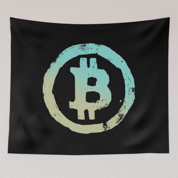 Item preview, Bitcoin Grunge Logo Psychedelic designed and sold by CyberRex.