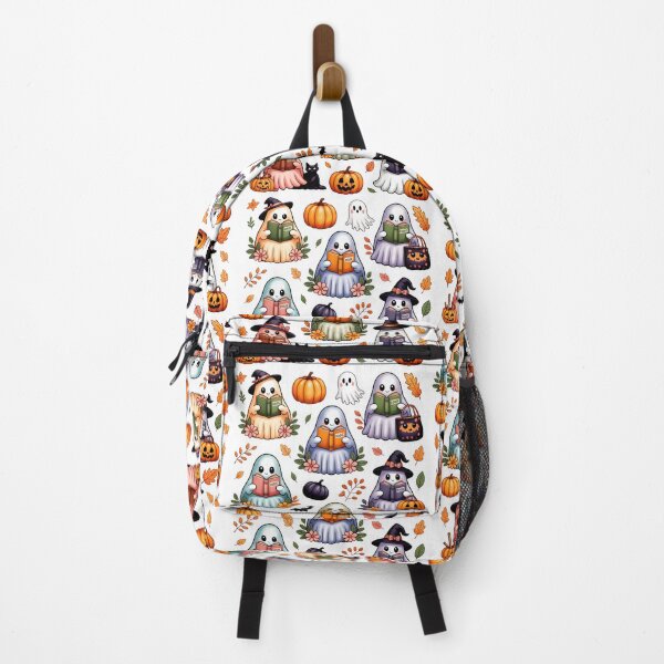Item preview, Reading Ghost – Cute Cozy Fall Book Lover Pattern designed and sold by Taans-Creation.