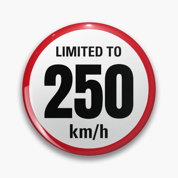 Item preview, Limited to 250 km/h – Funny Car Enthusiast Speed Limit Design designed and sold by ApexFibers.