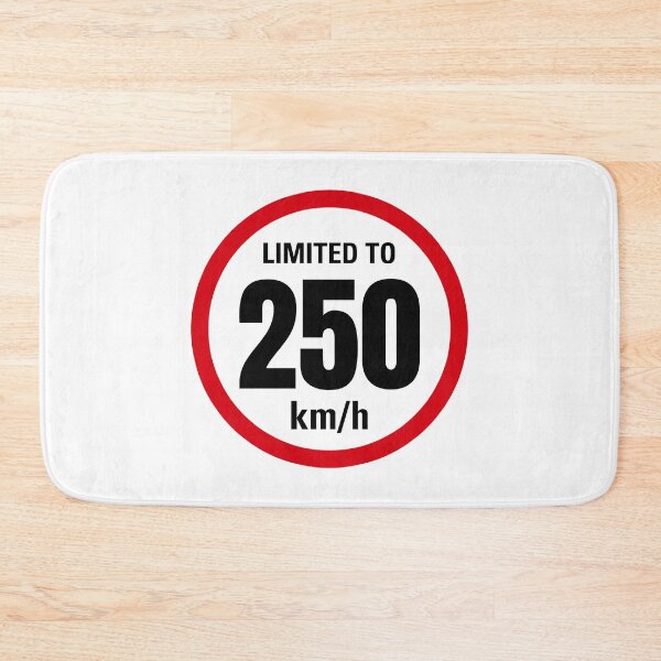 Item preview, Limited to 250 km/h – Funny Car Enthusiast Speed Limit Design designed and sold by ApexFibers.