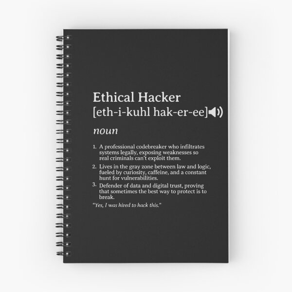 Item preview, Ethical Hacker Shirt – Funny Dictionary Parody IT Security Gift designed and sold by MerchbvyTodd.