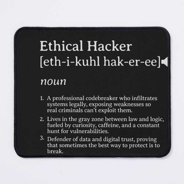 Item preview, Ethical Hacker Shirt – Funny Dictionary Parody IT Security Gift designed and sold by MerchbvyTodd.