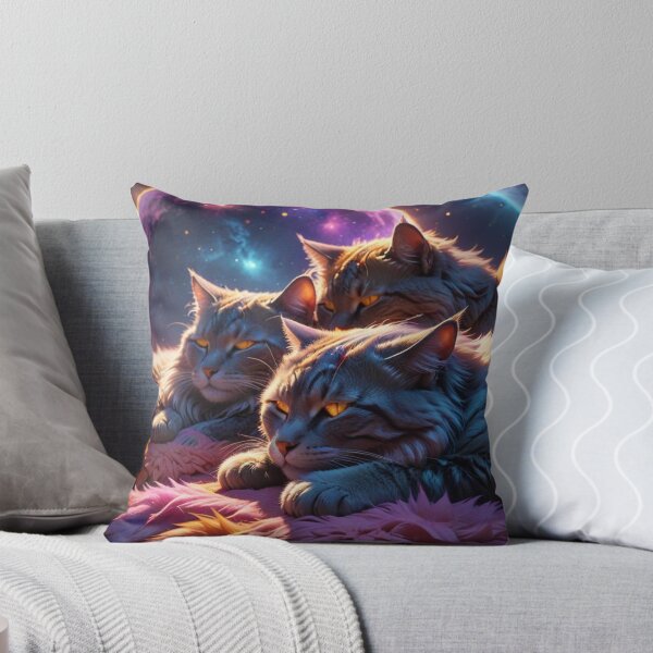 Item preview, Dreamy Cats Sleeping in the Stars designed and sold by Shouganai-Mind.