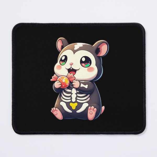 Item preview, Cute Skeleton Hamster – Kawaii Chibi Halloween Hamster Design designed and sold by ColorSplash123.