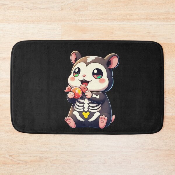 Item preview, Cute Skeleton Hamster – Kawaii Chibi Halloween Hamster Design designed and sold by ColorSplash123.