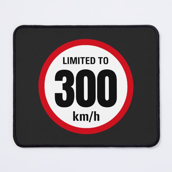 Item preview, Limited to 300 km/h – Funny Car Enthusiast Speed Limit Design designed and sold by ApexFibers.