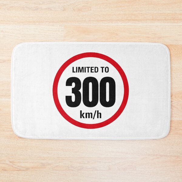 Item preview, Limited to 300 km/h – Funny Car Enthusiast Speed Limit Design designed and sold by ApexFibers.