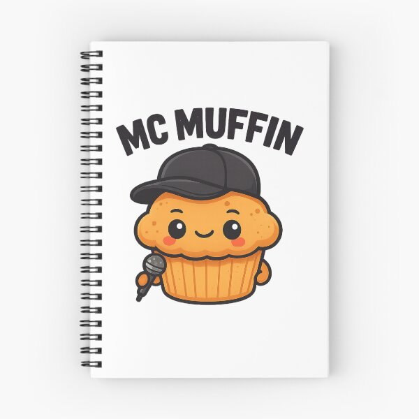 Item preview, MC Muffin – The Kawaii Rapper Muffin designed and sold by ReineDingo.