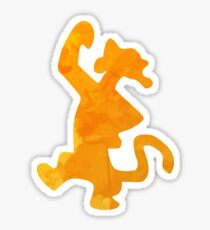 Tiger Inspired Silhouette Sticker