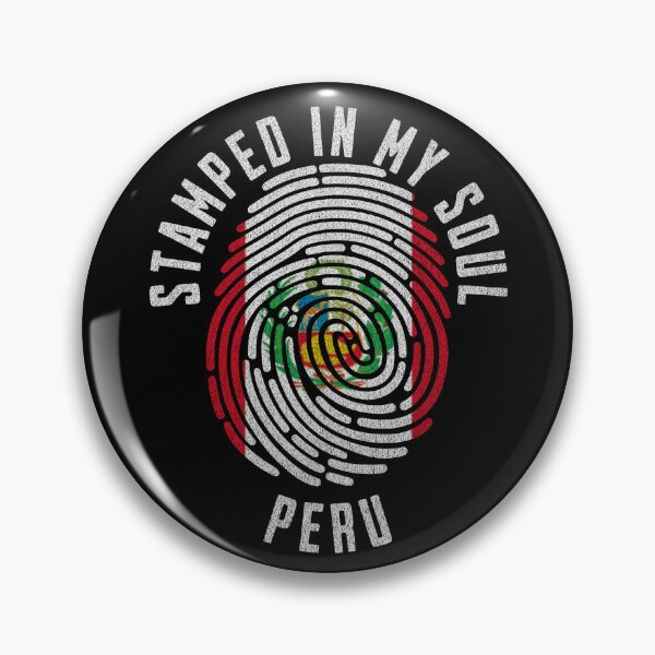 Item preview, Stamped in My Soul Peru Flag Design Peruvian Pride designed and sold by chrisrivait.
