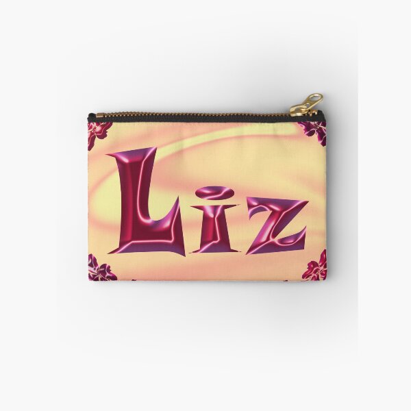 Item preview, Liz Name Design – Satin Pink Glossy Font, Cute Shiny Lettering :) designed and sold by Myriel-Myriel.