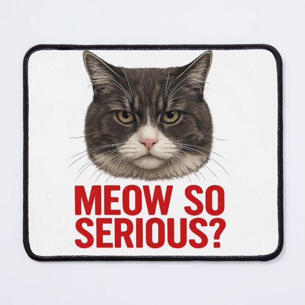 Item preview, D'artagnan serious face asking why so serious designed and sold by copiernic.