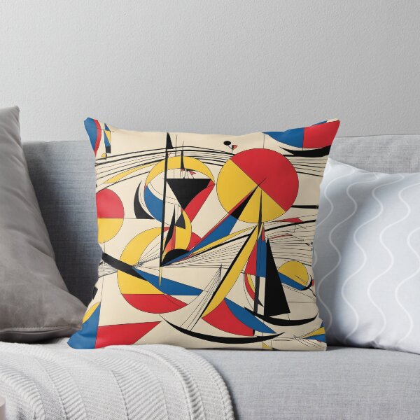 Item preview, Kandinsky Inspired Geometric Abstract Composition designed and sold by CJShopZone.