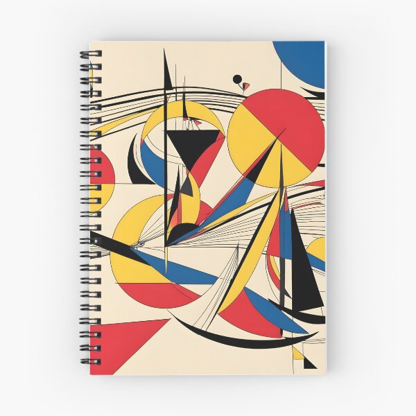 Item preview, Kandinsky Inspired Geometric Abstract Composition designed and sold by CJShopZone.