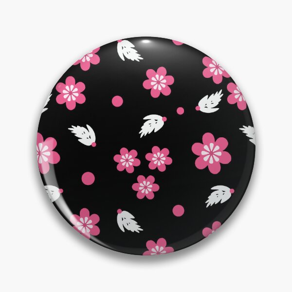 Item preview, Floral and Feather on Black Seamless Repeat designed and sold by Sharon Schwalbe.