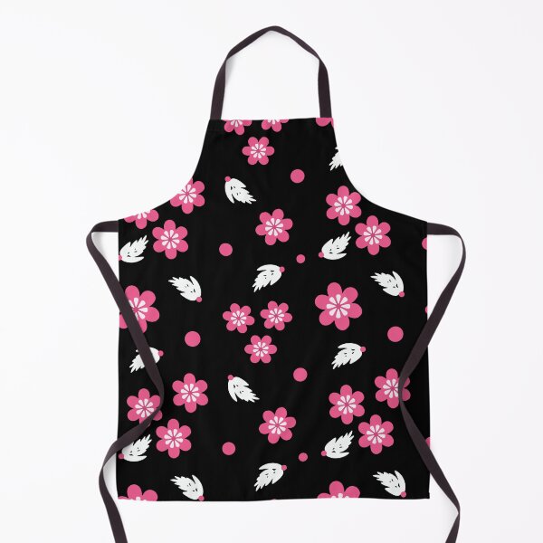 Item preview, Floral and Feather on Black Seamless Repeat designed and sold by Sharon Schwalbe.