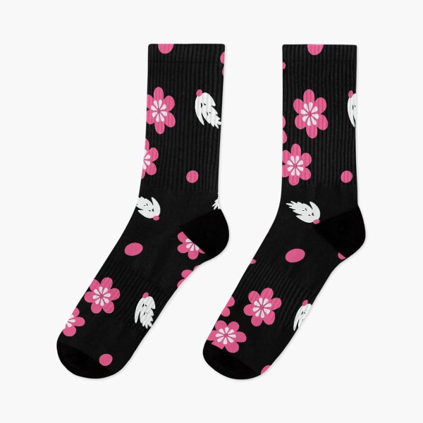 Item preview, Floral and Feather on Black Seamless Repeat designed and sold by Sharon Schwalbe.