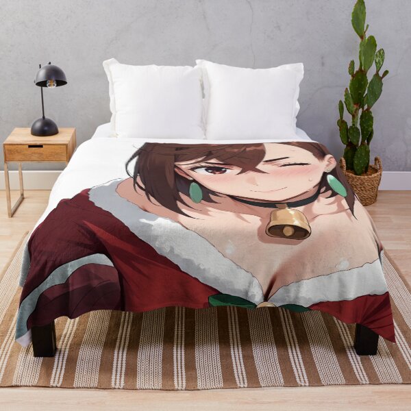 Artikelvorschau, Momo Ayase Dandadan Anime Girl Niedlicher Weihnachtsmann-Ausdruck entworfen und verkauft von mildaclairmo.