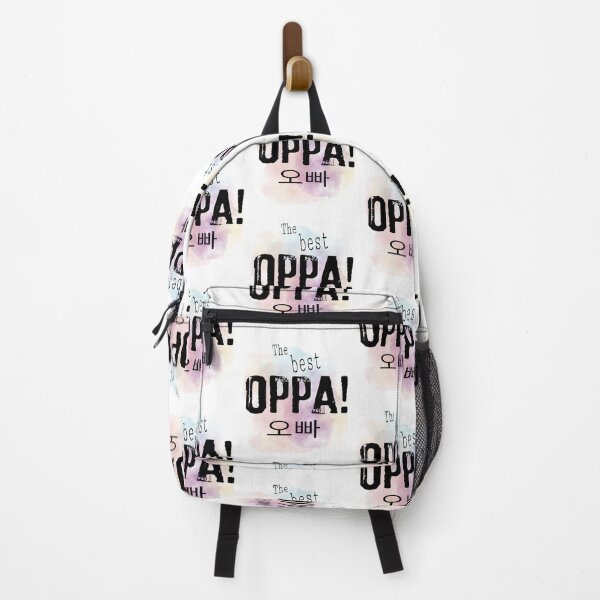 Item preview, The best oppa - Korean - male person older than oneself - kpop purple background designed and sold by LiskoDesign.