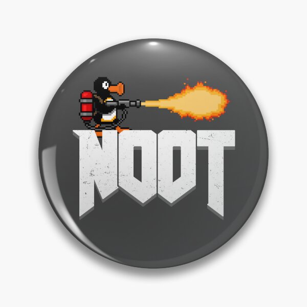 Item preview, A video game penguin with a flamethrower (stone lettering) designed and sold by KindOfABigDealTees.