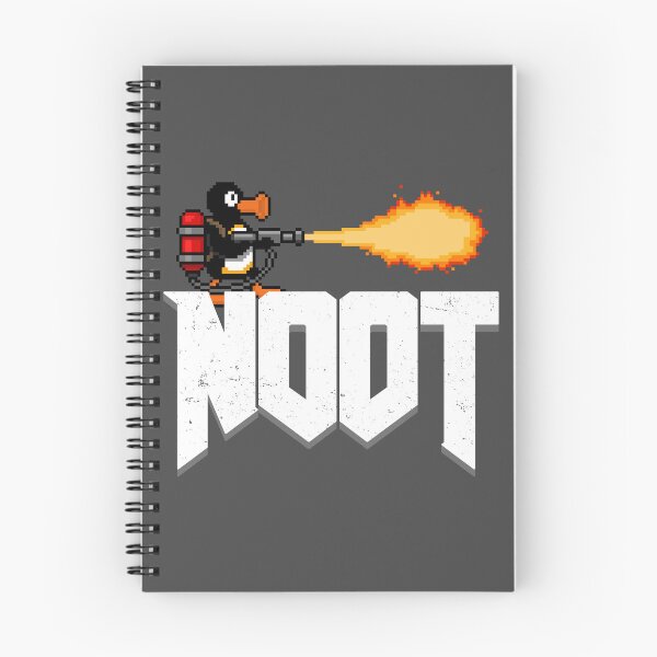 Item preview, A video game penguin with a flamethrower (stone lettering) designed and sold by KindOfABigDealTees.