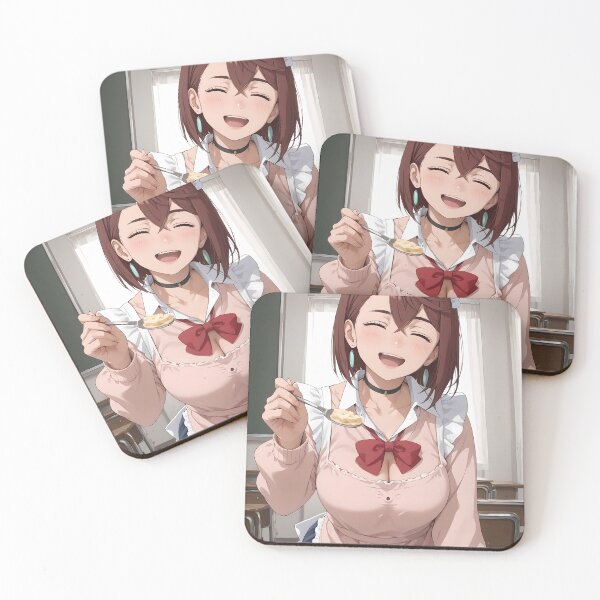 Artikelvorschau, Momo Ayase Dandadan Anime Girl Waifu Maid Cafe Smile entworfen und verkauft von mildaclairmo.