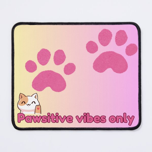 Item preview, Pawsitive Vibes Only – Cute Cat Paw designed and sold by By-soso.