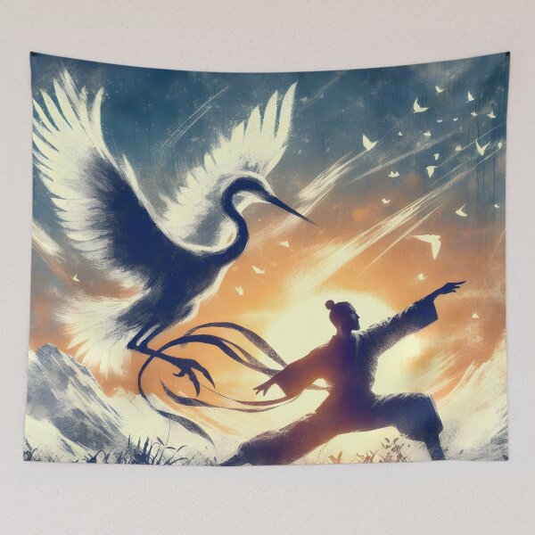 Item preview, Spirit of the Crane, Ai Generated Art  designed and sold by ACC .