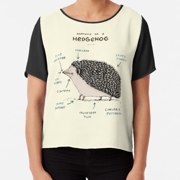 Anatomy of a Hedgehog Chiffon Top