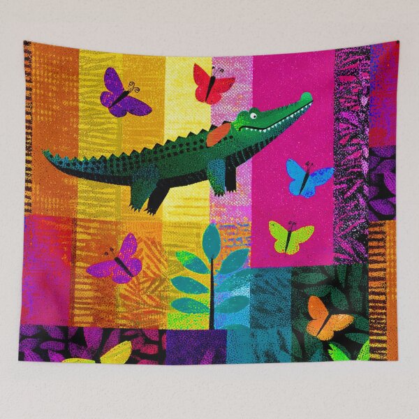 Item preview, Daydreaming Crocodile designed and sold by NdotoPop.