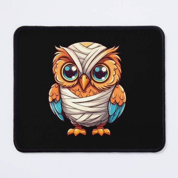 Item preview, Cute Mummy Owl – Kawaii Chibi Halloween Owl Design designed and sold by ColorSplash123.
