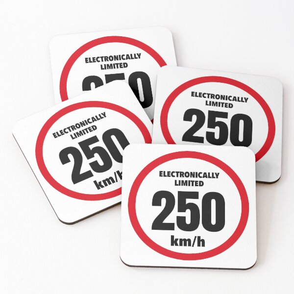 Item preview, Electronically Limited 250 km/h – Funny Car Enthusiast Speed Limit Design designed and sold by ApexFibers.