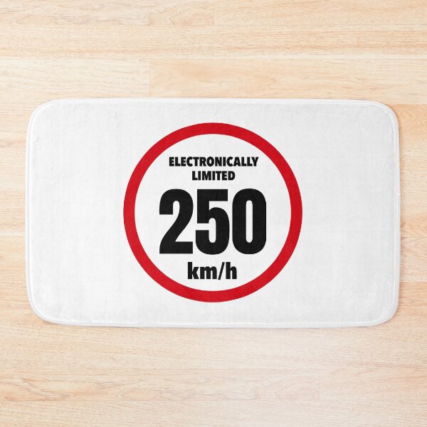 Item preview, Electronically Limited 250 km/h – Funny Car Enthusiast Speed Limit Design designed and sold by ApexFibers.