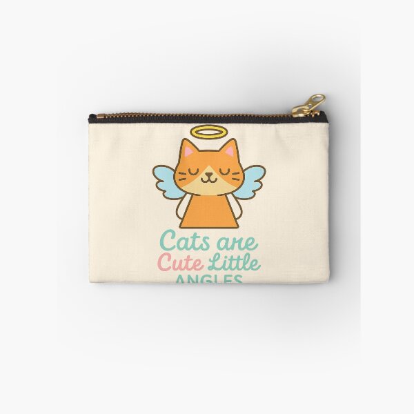 Item preview, Cats Are Cute Little Angles – Punny Cartoon Cat Design designed and sold by Bratak.