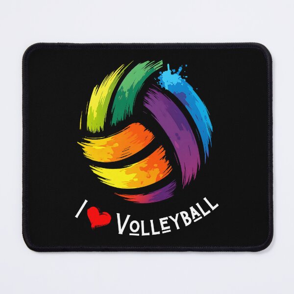 Item preview, Colorful Volleyball Heart Design – I Love Volleyball Fan Art designed and sold by Psycho-Crazy.
