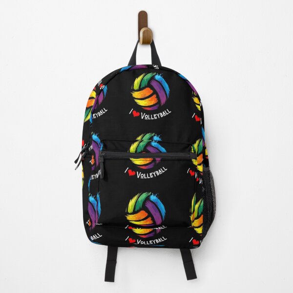 Item preview, Colorful Volleyball Heart Design – I Love Volleyball Fan Art designed and sold by Psycho-Crazy.