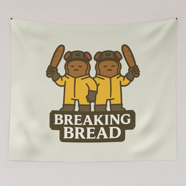 Item preview, Breaking Bread — Funny TV Show Parody designed and sold by StudioError404.