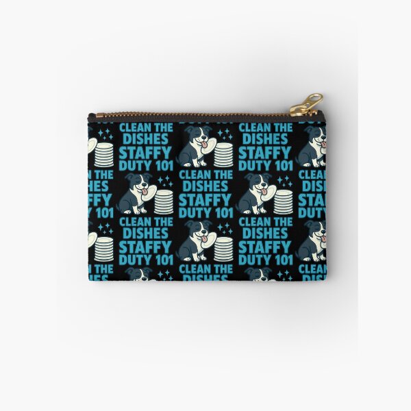 Item preview, Staffy Duty 101 Clean the Dishes – Funny Staffordshire Bull Terrier Dog Design designed and sold by BestFriendTees.