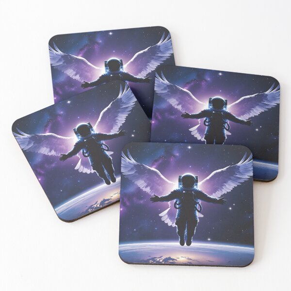 Item preview, Astronaut Eagle Silhouette Space Exploration Art designed and sold by CJShopZone.