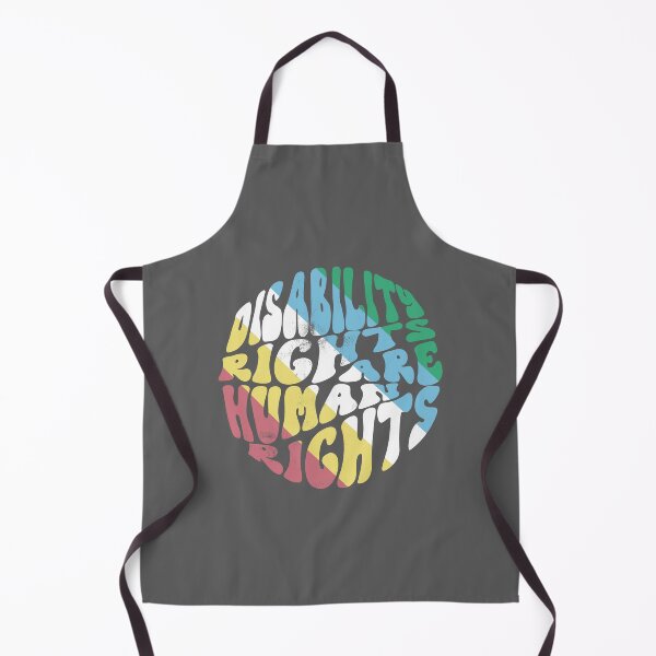 Item preview, Disability Rights Are Human Rights – Retro Pride Flag Design designed and sold by Designs by Jesabee.