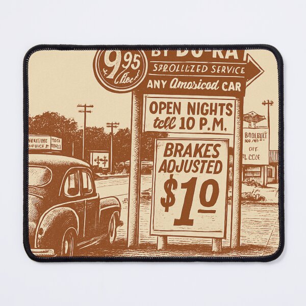 Item preview, "Vintage Brake Shop" American Old street vibes  designed and sold by Fuel-Shirts.