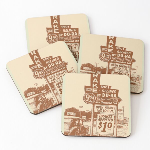 Item preview, "Vintage Brake Shop" American Old street vibes  designed and sold by Fuel-Shirts.