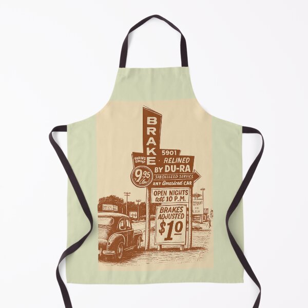 Item preview, "Vintage Brake Shop" American Old street vibes designed and sold by Fuel-Shirts.
